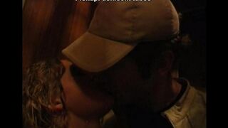 A hot blonde arranged a romantic meeting with her stepbrother on the balcony