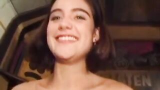 Hairy pussy sex with a messy girl