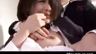 Asian guy forced his sister to sex, she didn’t want to