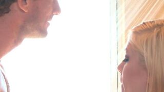 A couple has sex right at home in the shower, very passionate