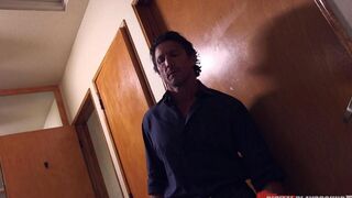 Girl was greatly fucked in the bar, her ass was a sight to behold