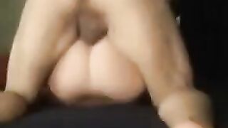 The wife was bored and asked her husband's friend to fuck her