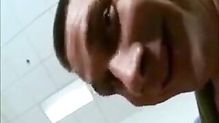Finger fucking with feet, amazing cum shot