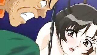 Comic animation with a scene of female ejaculation and spanking