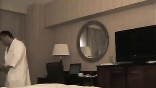 He undressed a whore in the hotel room to fuck