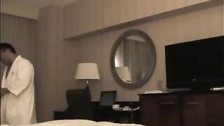He undressed a whore in the hotel room to fuck