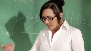 The teacher seduced her student in an intimate encounter