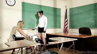 The teacher seduced her student in an intimate encounter
