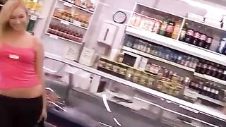 Cashier did not expect to have sex with a gorgeous thief