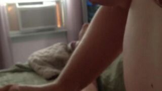 Sometimes in the morning, I woke her up in a compromising way