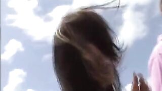 A young girl practices her skills in intimacy with a guy