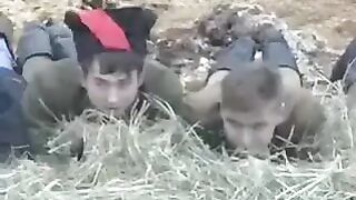 Brought the girl to the barn and fucked her in the hay, just great