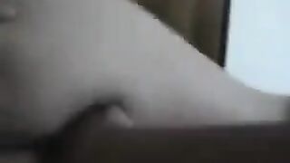 The negro man fucked her ass and made a home video of the sex