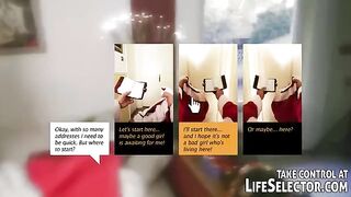 The bad Santa behaved very badly with the girls, using his big dick