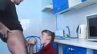 The neighbor treated the drunken slut at the party