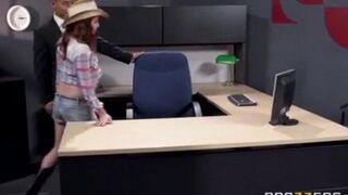 Asian dude banged secretary at his workplace