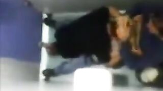 The camera in the toilet caught some gay action, damn hot!