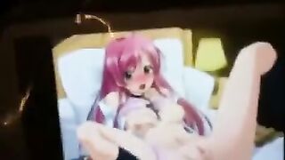 Hentai was very fond of and jerked off on them - other
