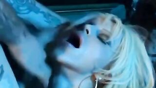 Girl in a corset and pantyhose stockings, 100% teen sex
