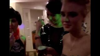 Young whores get fucked at the party, fulfilling their desires
