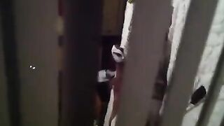 Hiding a camera to shoot sex of neighbors, like in many other videos