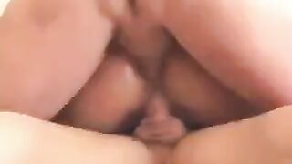 A wife gets fucked by her husband’s friend in steamy threesome