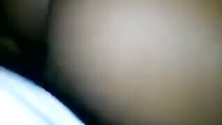 A sexy black chick got her pussy totally smashed