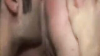 Aunt spanked by stack and board in BDSM
