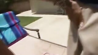 Latin mature woman with big boobs gets fucked in all her holes