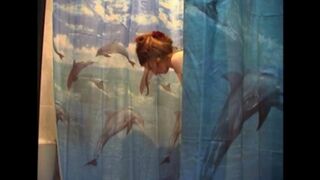 The husband shot his naked wife in the bathroom with a hidden camera