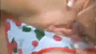 A mature beauty has a hard lesbian sex with a young woman