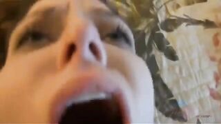 The guy experienced the pleasure of a blowjob at his home