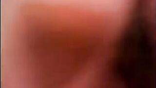 A friend knelt and made a blowjob for her boyfriend’s cock