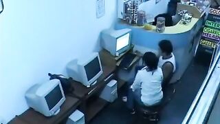 A cute girl showed her boobs to a stranger via webcam