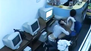 A cute girl showed her boobs to a stranger via webcam