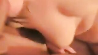 The girl spreads her legs to show her holes to everyone