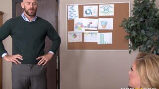 Cherie fucked with her subordinated employee in the office