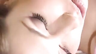 The busty mom licks the young guy’s cock and gives him a blowjob