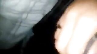 Fingered cock right in the subway, and then came