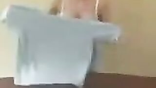 A chick with big milk teaches how to do it right