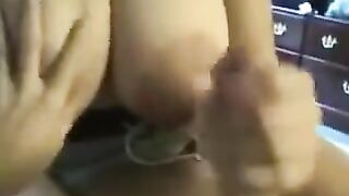 She swallows all the cum, even the last drop