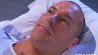 A patient was allowed to suck the tits of a nurse in a steamy encounter
