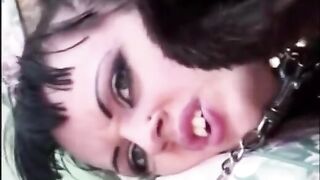 The rude guy penetrated her in a fur coat right in the forest