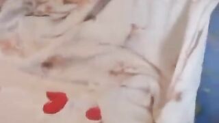 A cute Russian girl with fire hair is fucking passionately