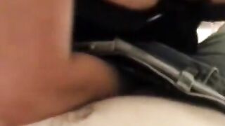 A husband fucked his wife in a corset in the bedroom