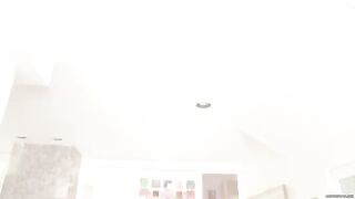 Hot girl has sex with a guy covered with oil