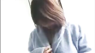 A fat Korean virgin with big tits gets fucked hard