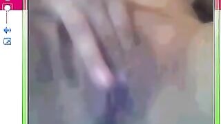 A pretty close-up shot of a wet pussy appeared in chat, right next to the camera