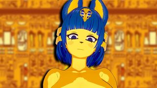 Ankha enjoys riding a huge cock in the new episode