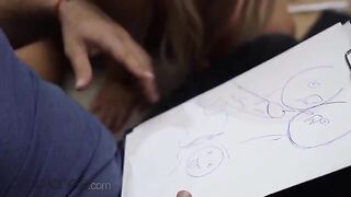 Lucky teacher fucked hot young blonde Lovita Fate hard